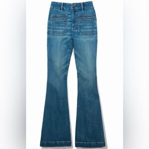 American Eagle Outfitters size 12 regular super hi rise flare jeans